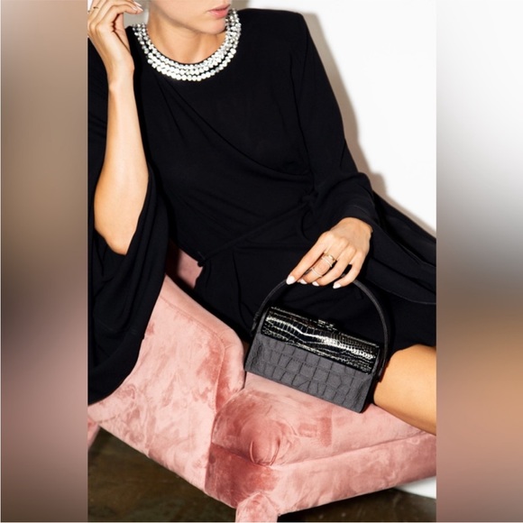 Like new STELLA MCCARTNEY Crystal-Embellished Belted Crepe Mini Dress $2,665 36 - Picture 5 of 13